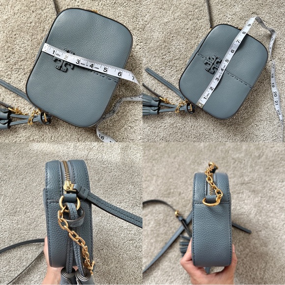 SOLD | Tory Burch Brunnera Blue McGraw Camera Bag Like New - Picture 9 of 16